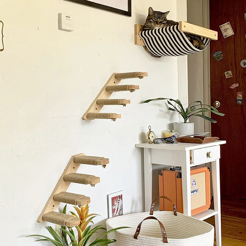 Arbre A chat en bois | Mural