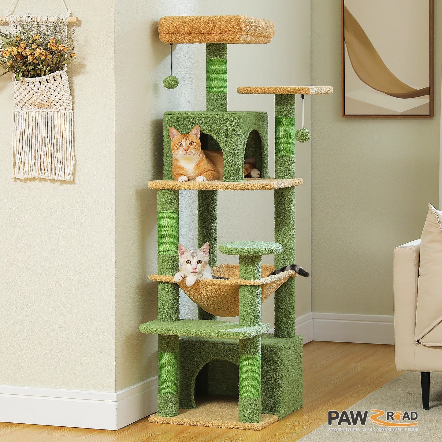 arbre a chat design hamac