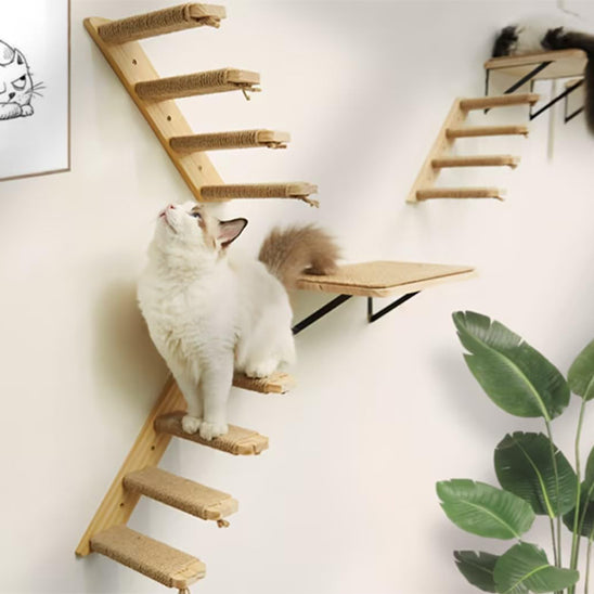 Arbre A chat en bois | Mural