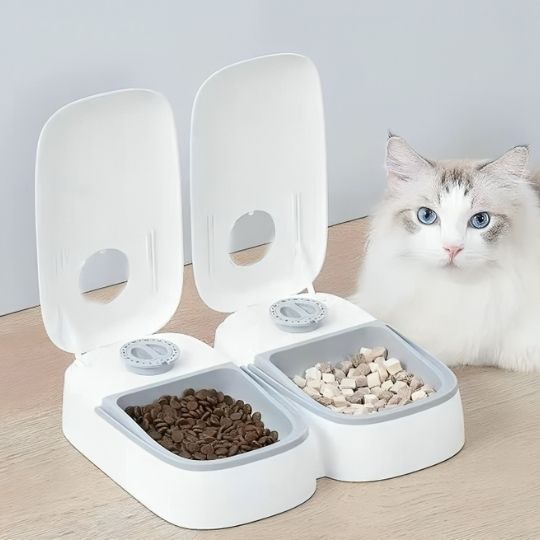 Distributeur automatique de croquettes pour chat | PetFeeder