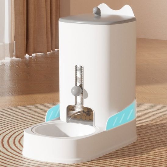 Distributeur de croquettes chat interactif | Trappe