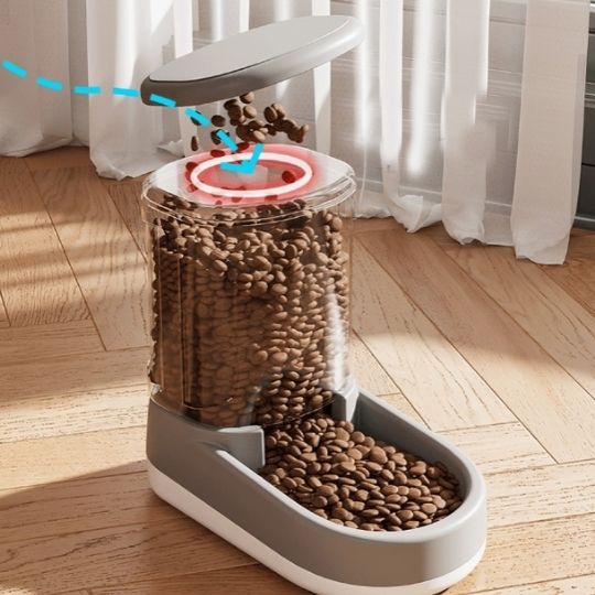 Distributeur de croquettes pour chat | ovoîdes