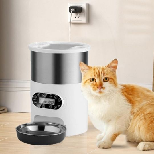 Distributeur croquette chat automatique | Simple bol