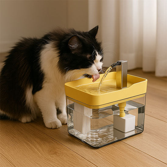 fontaine a eau pour chat boit robinet
