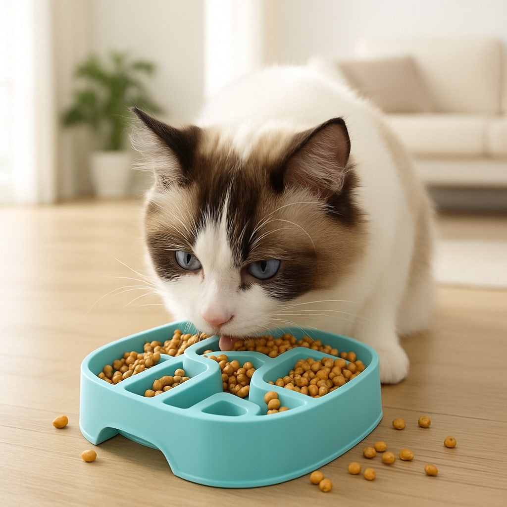 gamelle_anti_glouton_chat_labyrinthe bleue