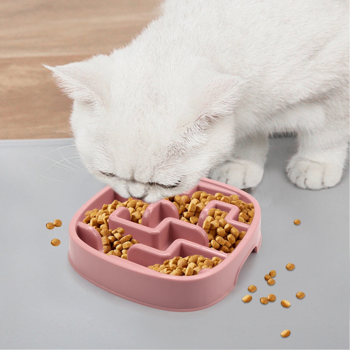 gamelle_anti_glouton_chat_labyrinthe_chat bla&nc mange