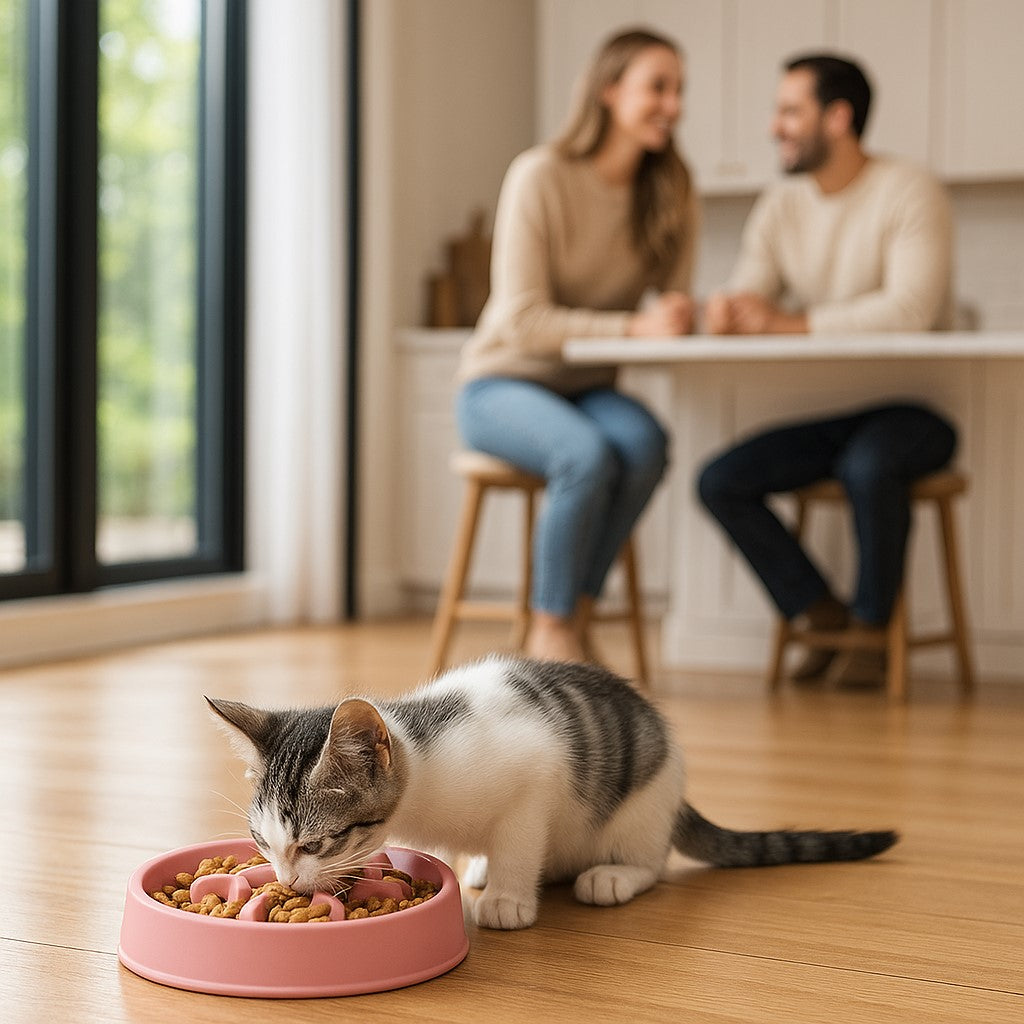 Gamelle labyrinthe pour chat