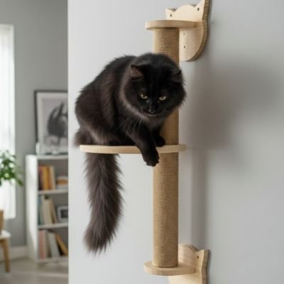 arbre-a-chat-mural_noir sur le plateau