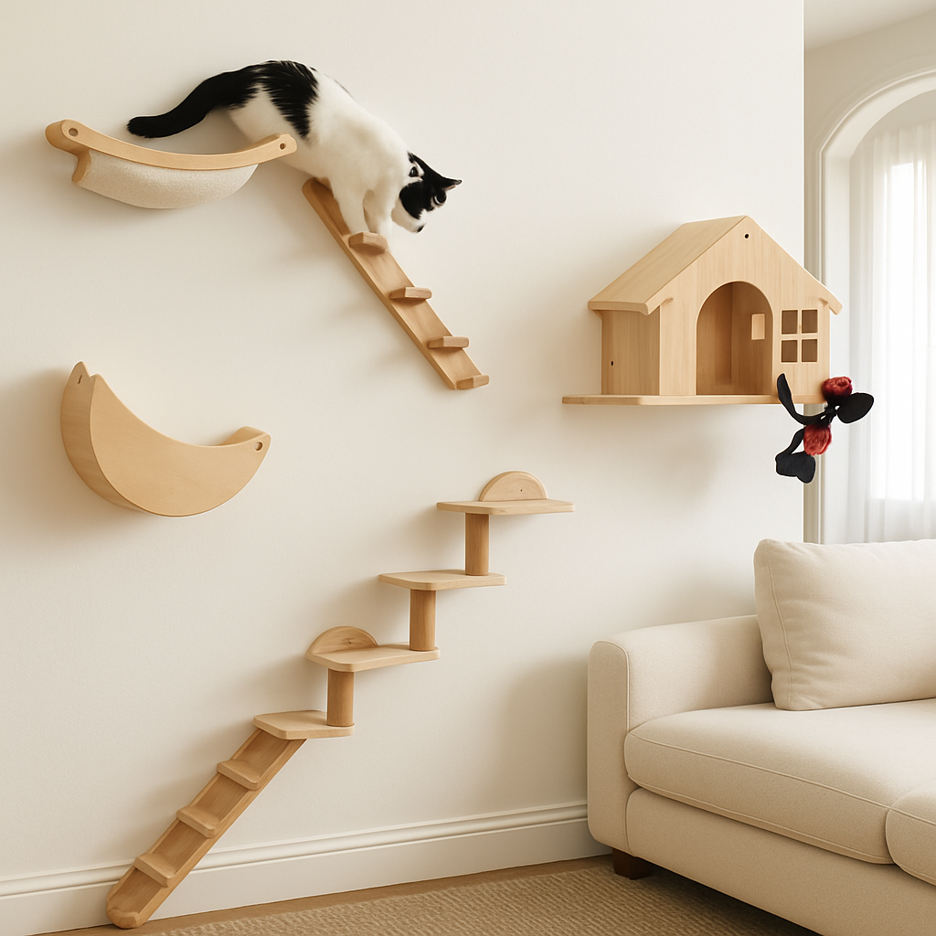 arbre A chat mural rampe