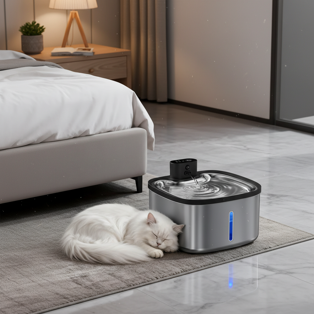 Fontaine à eau pour chat sans fil | AquaPure