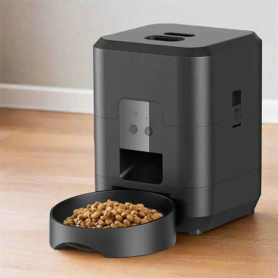 Distributeur de croquettes pour chat​ un bol