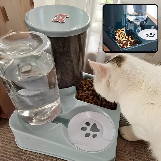 distributeur de croquettes pour chat