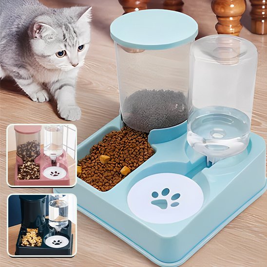 distributeur de croquettes pour chat