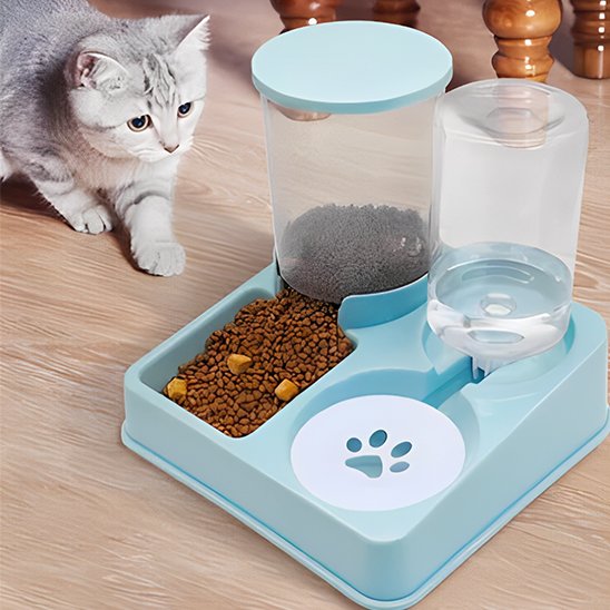 distributeur de croquettes pour chat