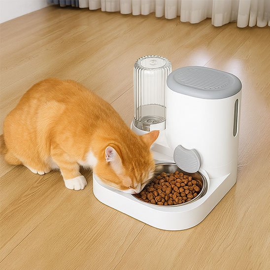 Distributeur de croquettes pour chat​ debit controle
