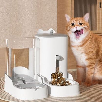 Distributeur de croquettes chat interactif | Trappe