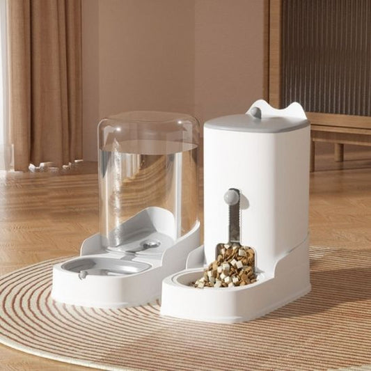 Distributeur de croquettes chat interactif | Trappe