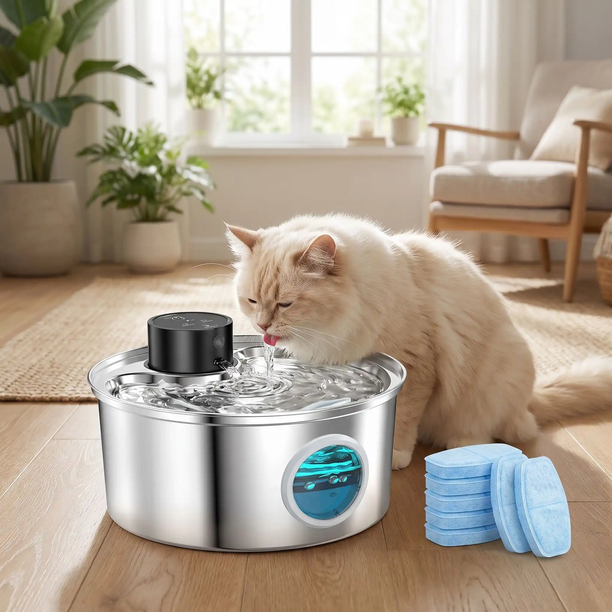 filtre pour fontaine chat changeable