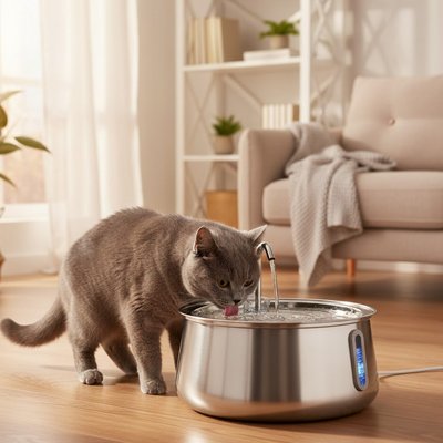 Fontaine a eau automatique pour chat - robinet