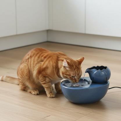 Fontaine cuisine chat