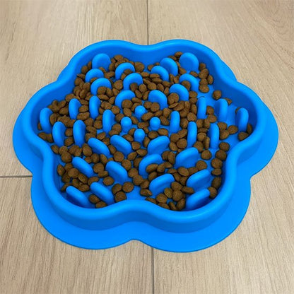 gamelle anti glouton Chat - Bleu