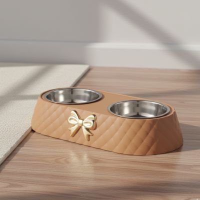 Gamelle Pour Chat - marron