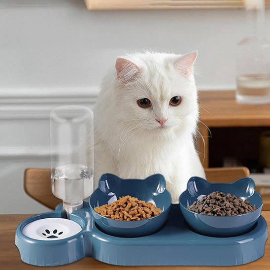 gamelle_automatique_chat_et_eau_chat blanc