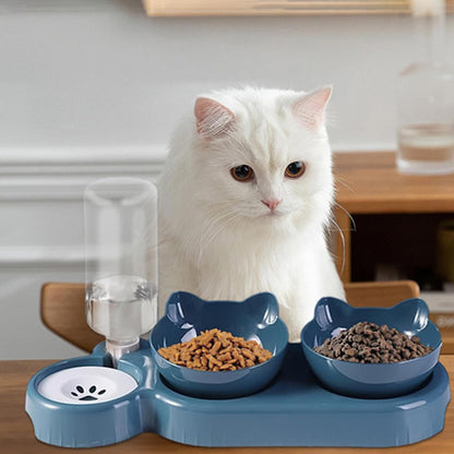 gamelle_automatique_chat_et_eau_chat blanc