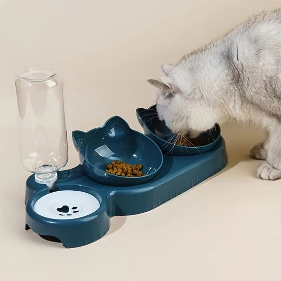 gamelle_automatique_chat_et_eau_chat mange croquettes