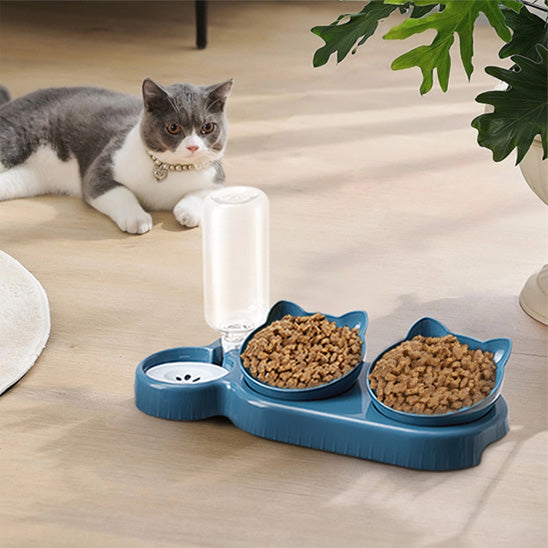gamelle automatique chat et eau chat repos