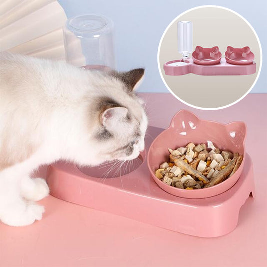 gamelle_automatique_chat_et_eau_chat mange croquettes