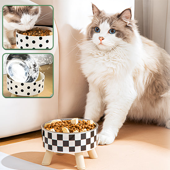 gamelle chat surelevee