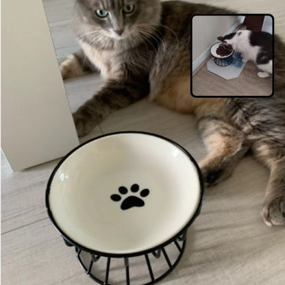 gamelle chat surélevée