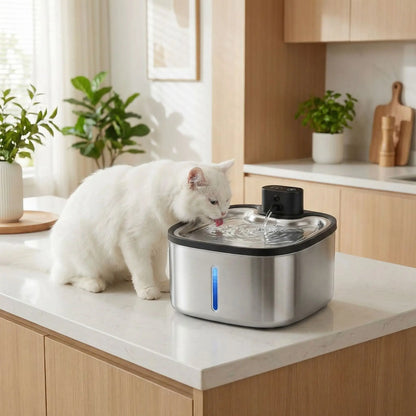 Fontaine à eau pour chat sans fil | AquaPure