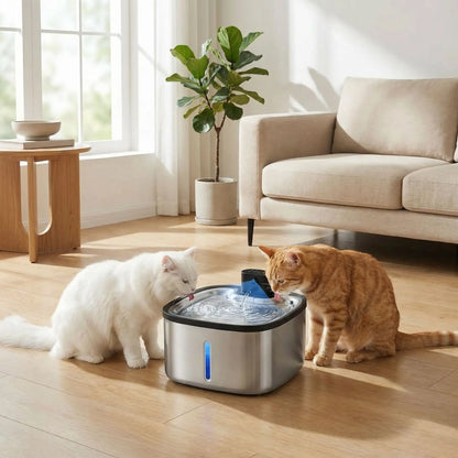 Fontaine à eau pour chat sans fil | AquaPure