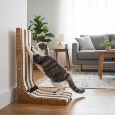 Griffoir chat a rayures