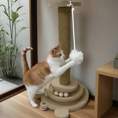 griffoir-pour-chat_attrape la balle 
