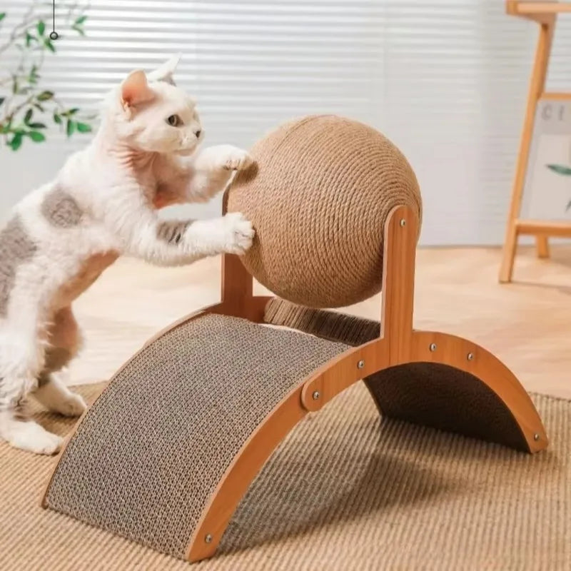 griffoir pour chat balle