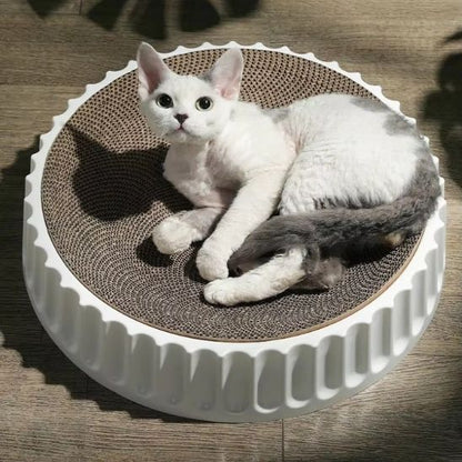 griffoir ronrond socle blanc