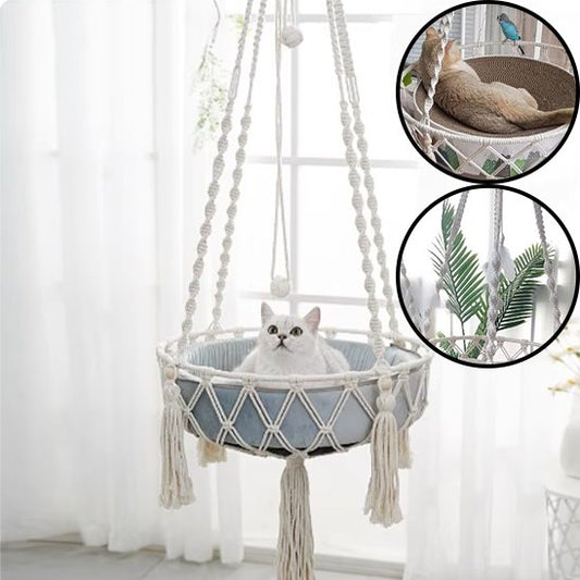 Hamac pour chat - blanc