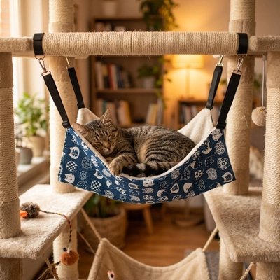 Hamac pour chat - espace détente