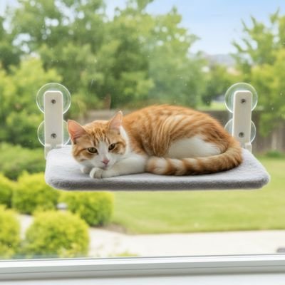 Hamac pour chat fenetre - chat roux