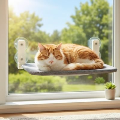 Hamac pour chat fenetre - repos