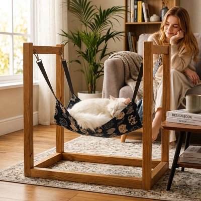 Hamac pour chat - sans portique